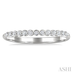 1/10 Ctw Round Cut Diamond Fashion Band in Sterling Silver