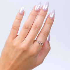 1/20 Ctw Initial 'N' Round Cut Diamond Fashion Ring in 10K Yellow Gold