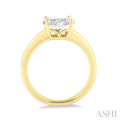 1/8 Ctw Lovebright Round Cut Diamond Ring in 14K Yellow Gold